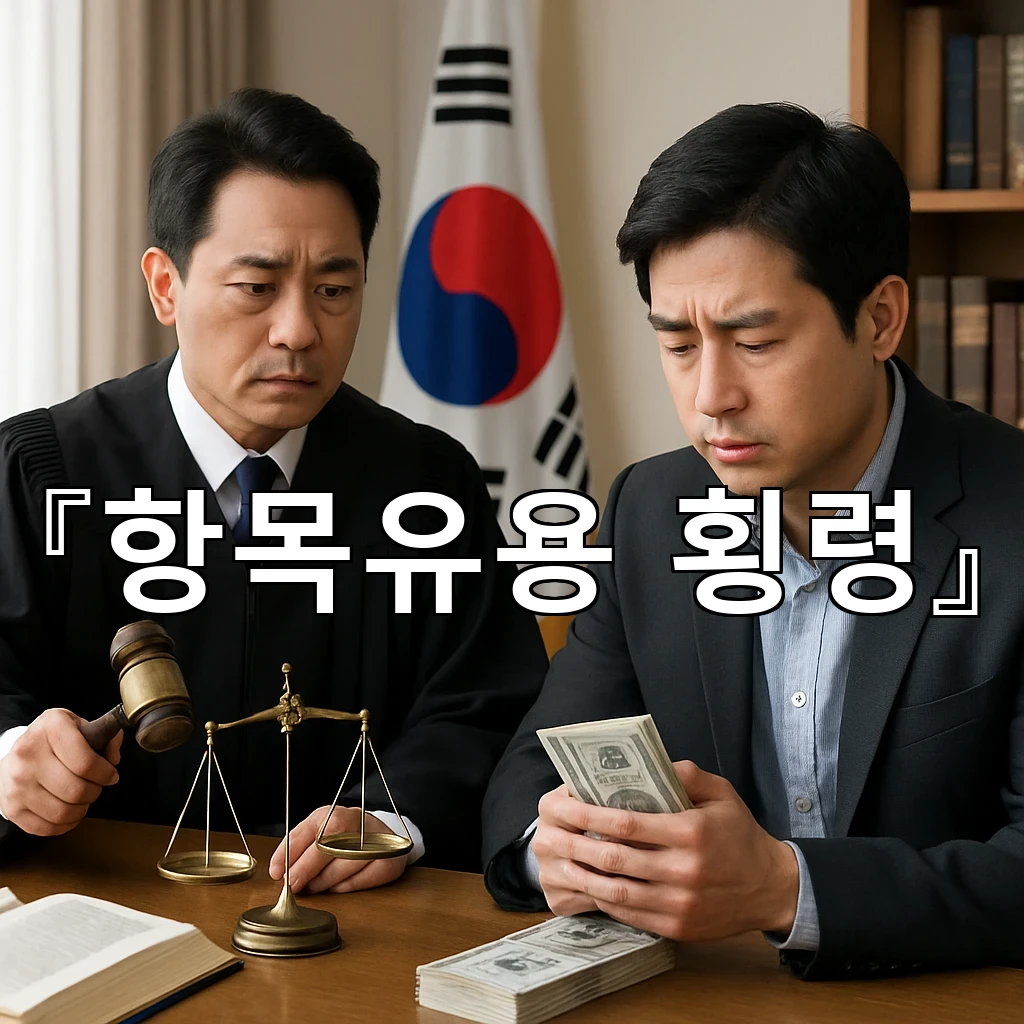 항목유용횡령 사건 흐름을 따라가며 쟁점을 정리하는 핵심 안내