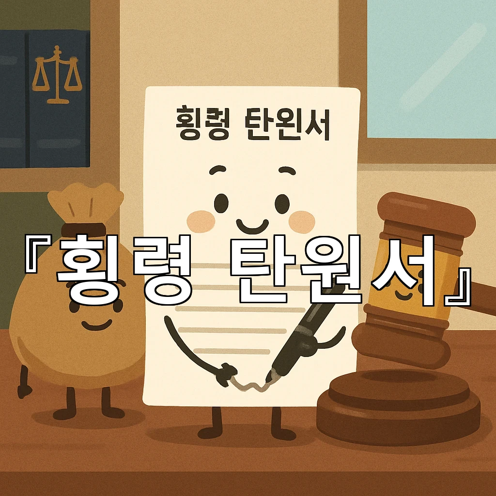 횡령탄원서 제출 전 살펴볼 문장 배치와 정리 방식 안내