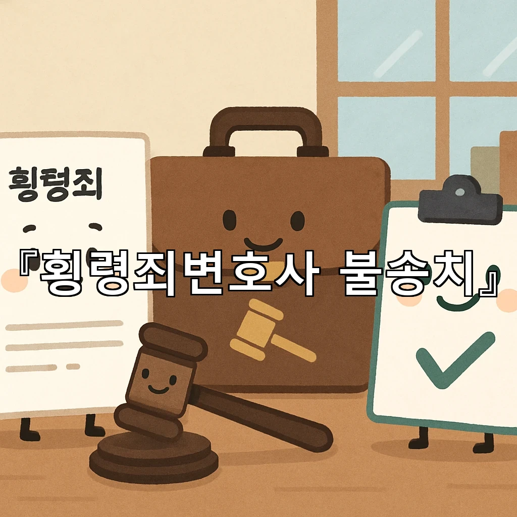 횡령죄변호사불송치 첫 대응에서 길을 잃지 않는 판단 기준 안내