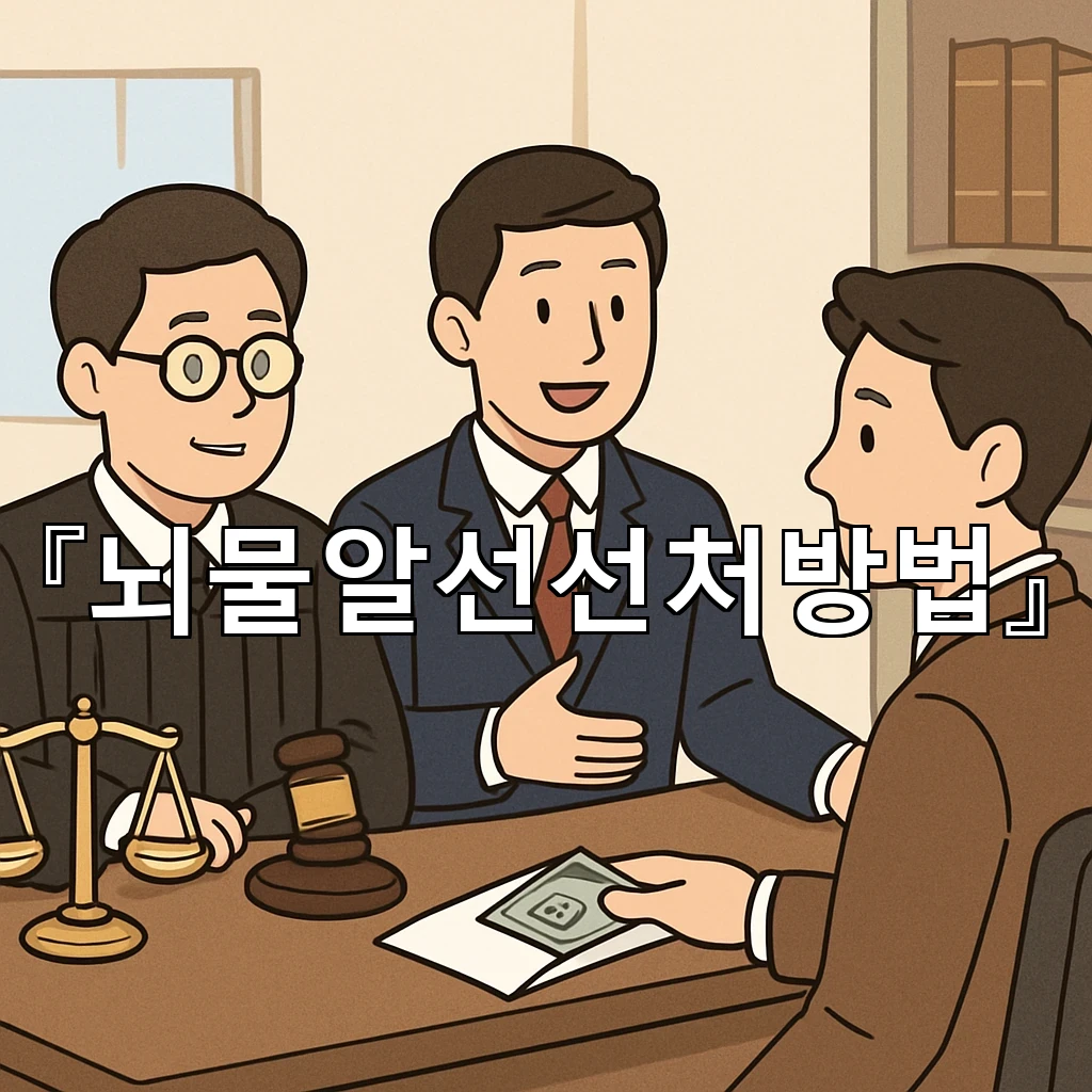 뇌물알선선처방법 사실관계 비교로 놓치기 쉬운 부분 점검