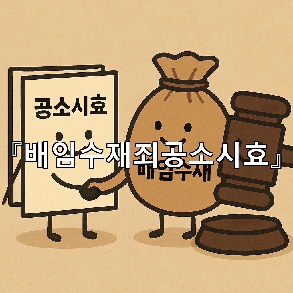 배임수재죄공소시효 판단 기준을 처음부터 쉽게 짚어보는 길잡이