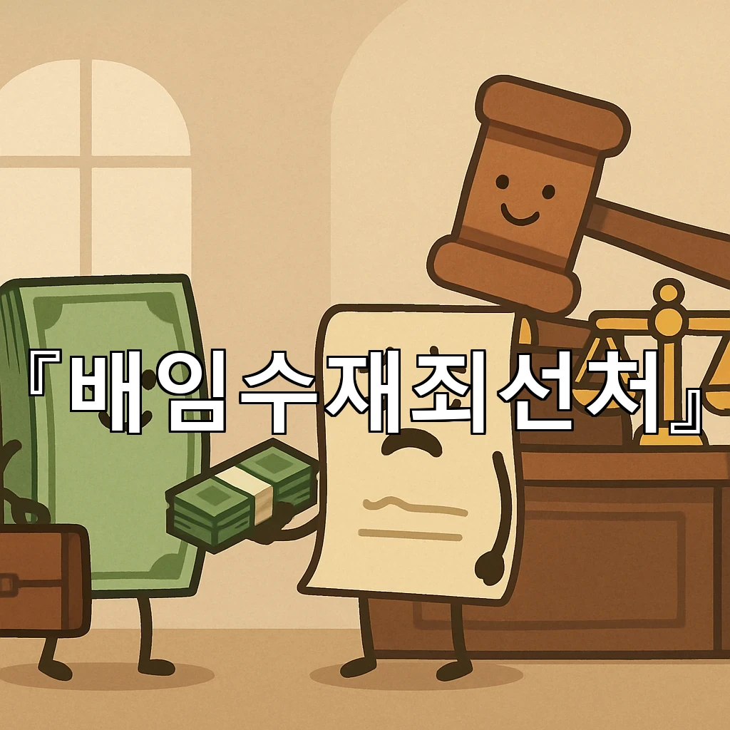 배임수재죄선처 사건 흐름을 읽어내는 초기 대응의 중요성
