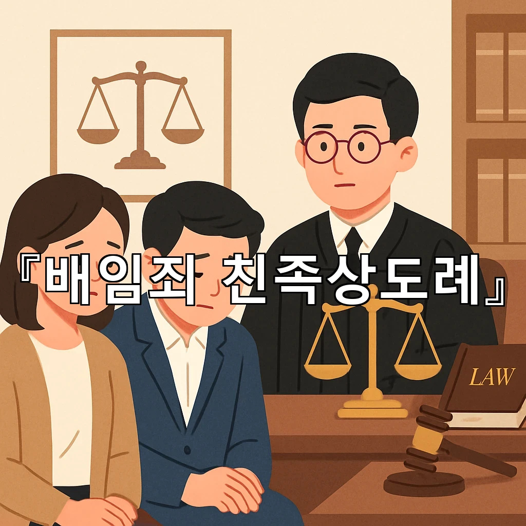 배임죄친족상도례 가족 사이 책임이 엇갈리는 순간의 기준 읽기