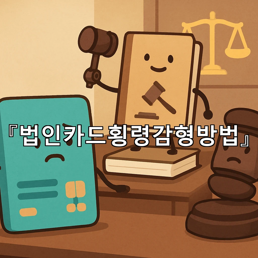 법인카드횡령감형방법 판단 전에 살펴야 할 사실과 정리의 순서