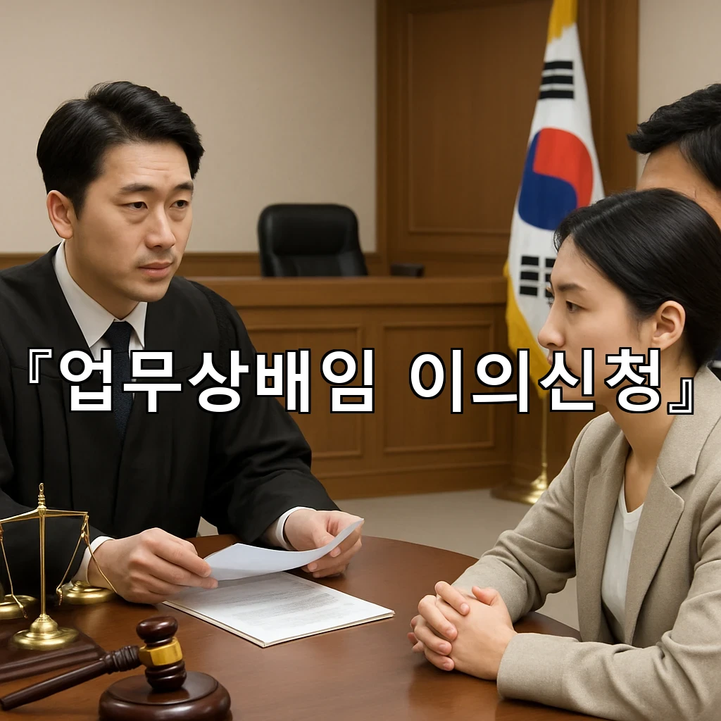 업무상배임이의신청 사실관계 다시 짚는 첫걸음과 준비의 흐름
