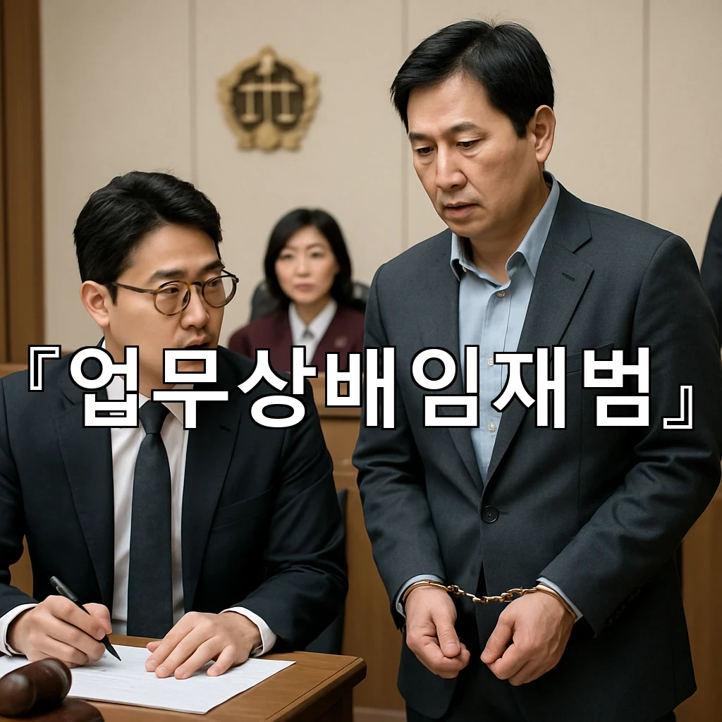 업무상배임재범 반복 정황이 드러난 사건의 핵심 흐름 정리