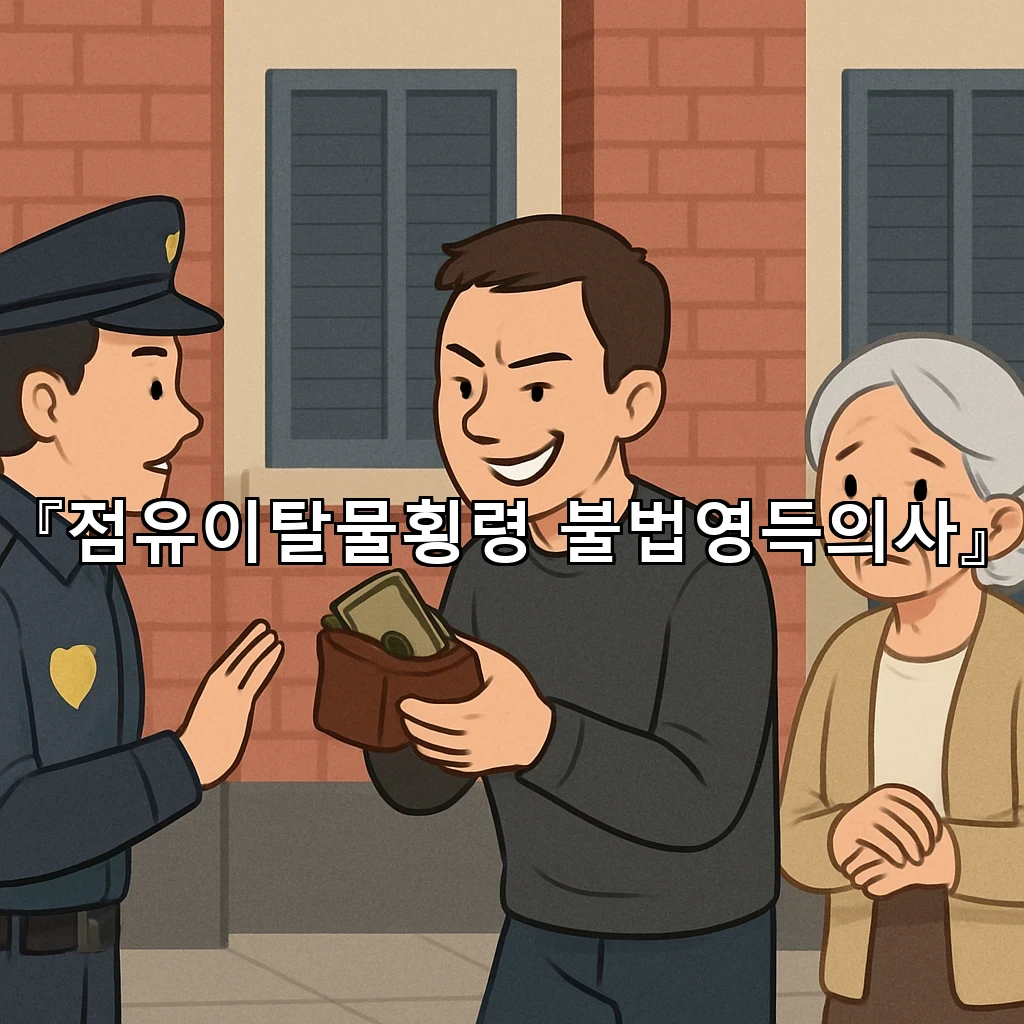 점유이탈물횡령불법영득의사 적용 범위를 생활 속 예로 정리