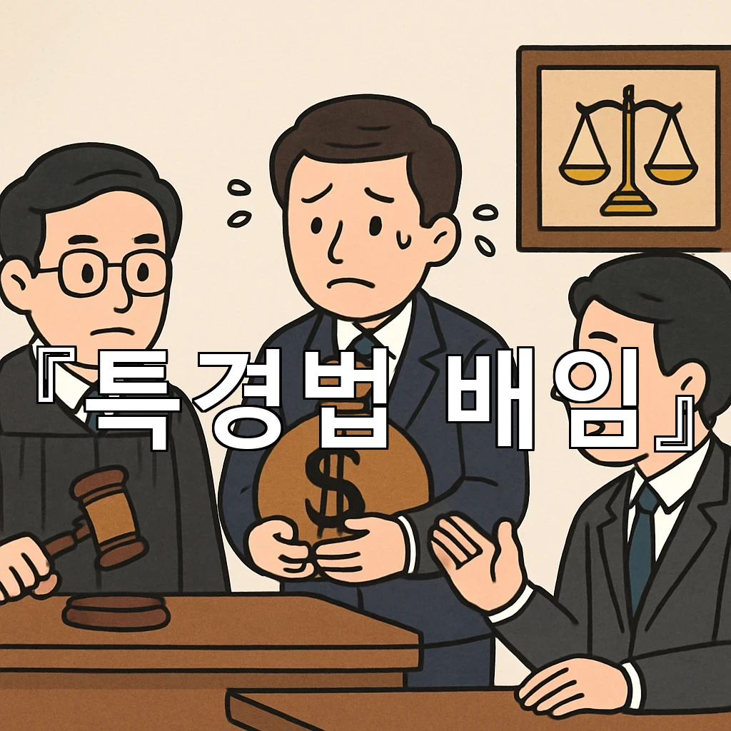 특경법배임 혐의가 불거진 뒤 자료를 정리하는 실무형 접근