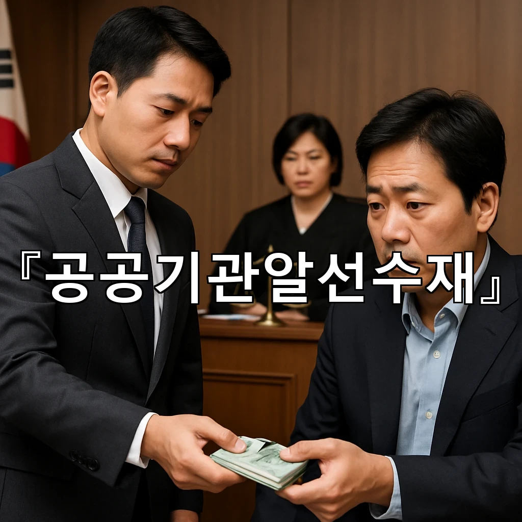 공공기관알선수재 사건의 흐름을 먼저 짚어보는 실무 해설