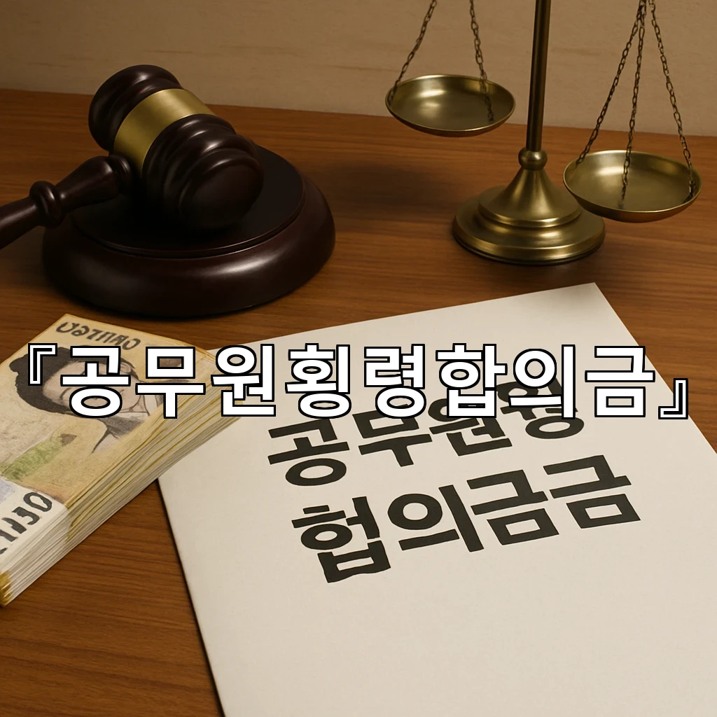 공무원횡령합의금 조정 시기와 협상 흐름을 살피는 기준 정리