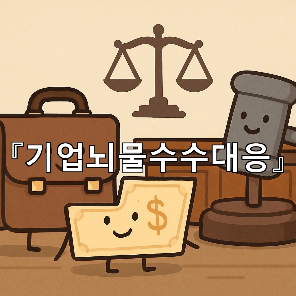 기업뇌물수수대응 조직의 판단 기준을 다시 세우는 실무 길잡이