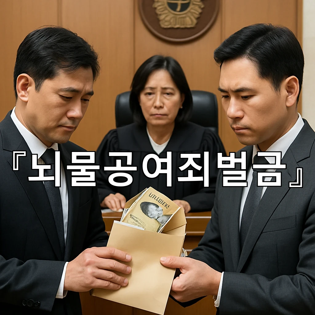 뇌물공여죄벌금 기준이 흔들리는 순간부터 달라지는 흐름 읽기
