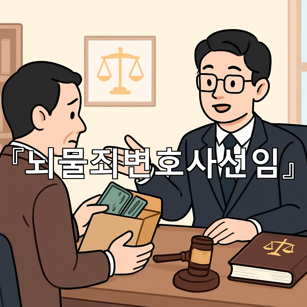 뇌물죄변호사선임 수사 국면에서 먼저 살펴볼 기준과 준비