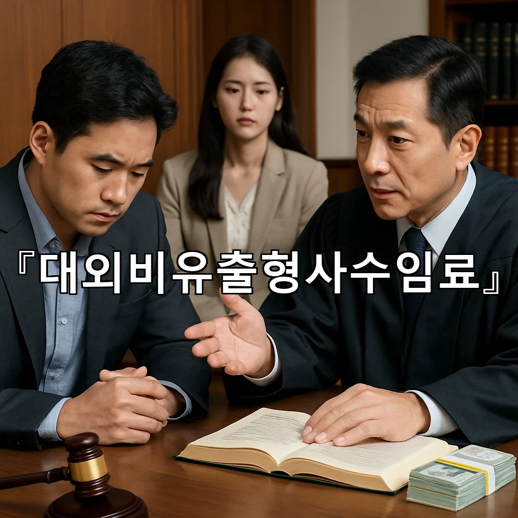 대외비유출형사수임료