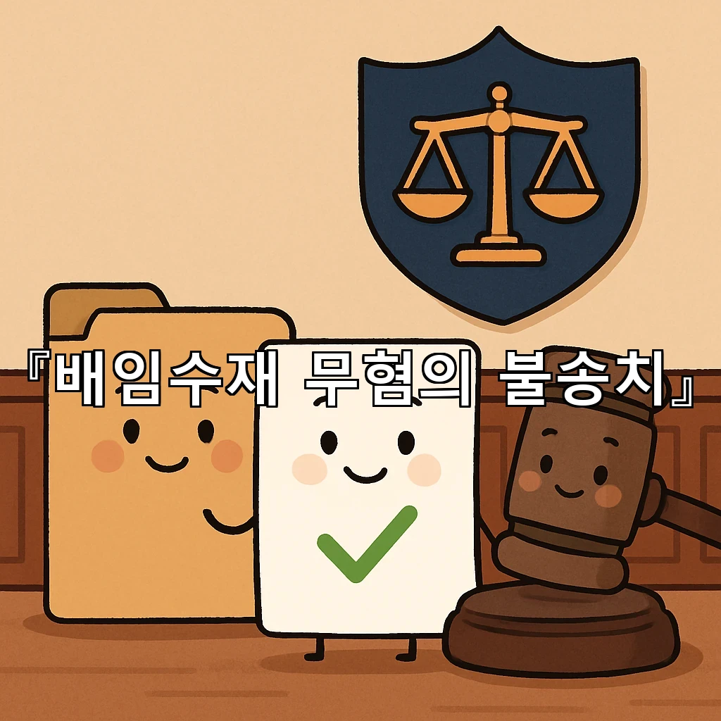 배임수재무혐의불송치 쟁점이 복잡할수록 먼저 확인할 자료의 범위