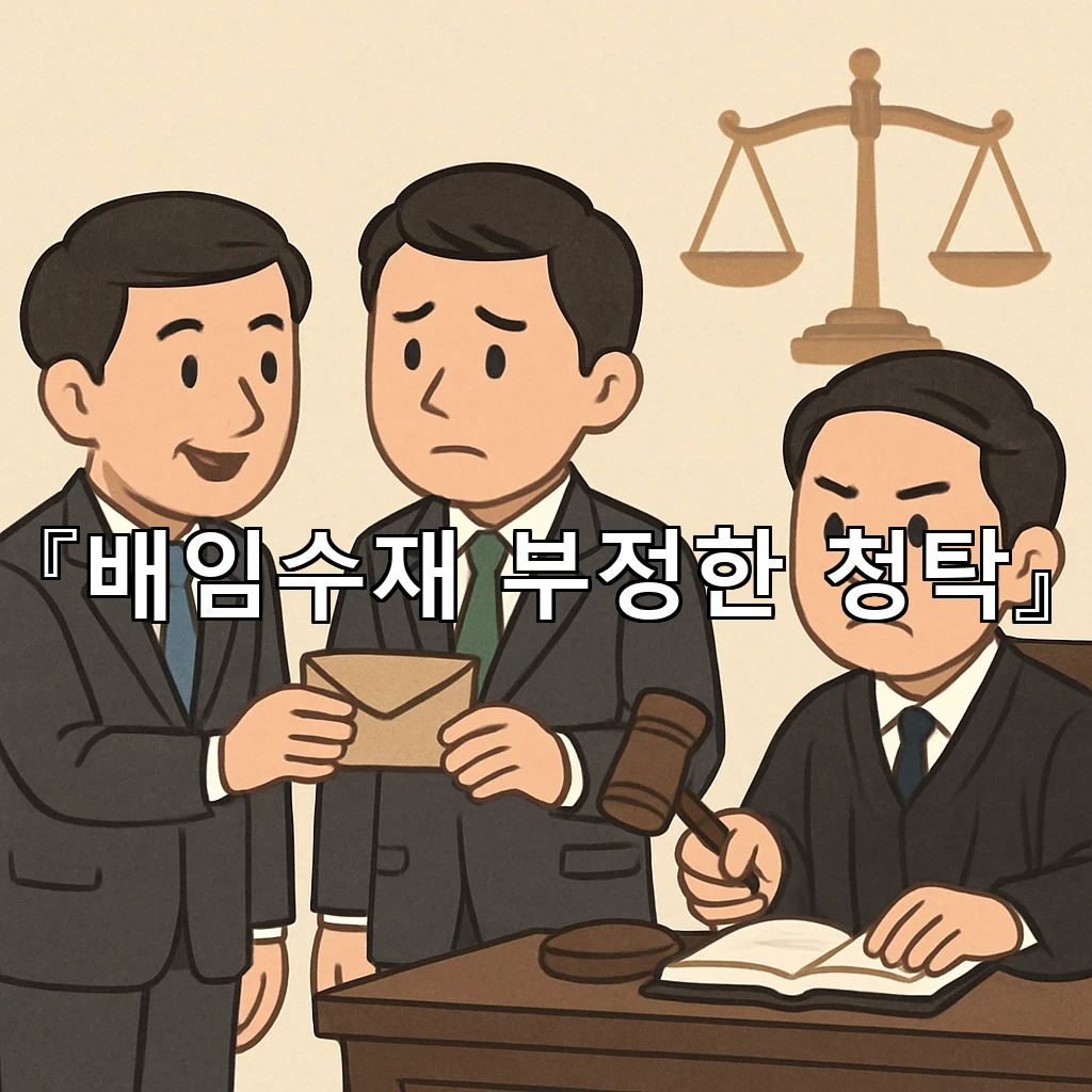 배임수재부정한청탁 사안의 흐름을 먼저 읽는 핵심 관점 정리