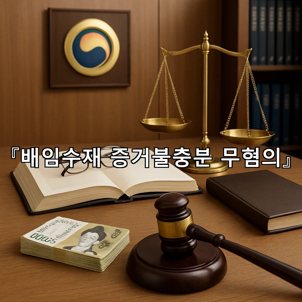 배임수재증거불충분무혐의 수사기록 속 빈틈을 짚어보는 핵심 정리