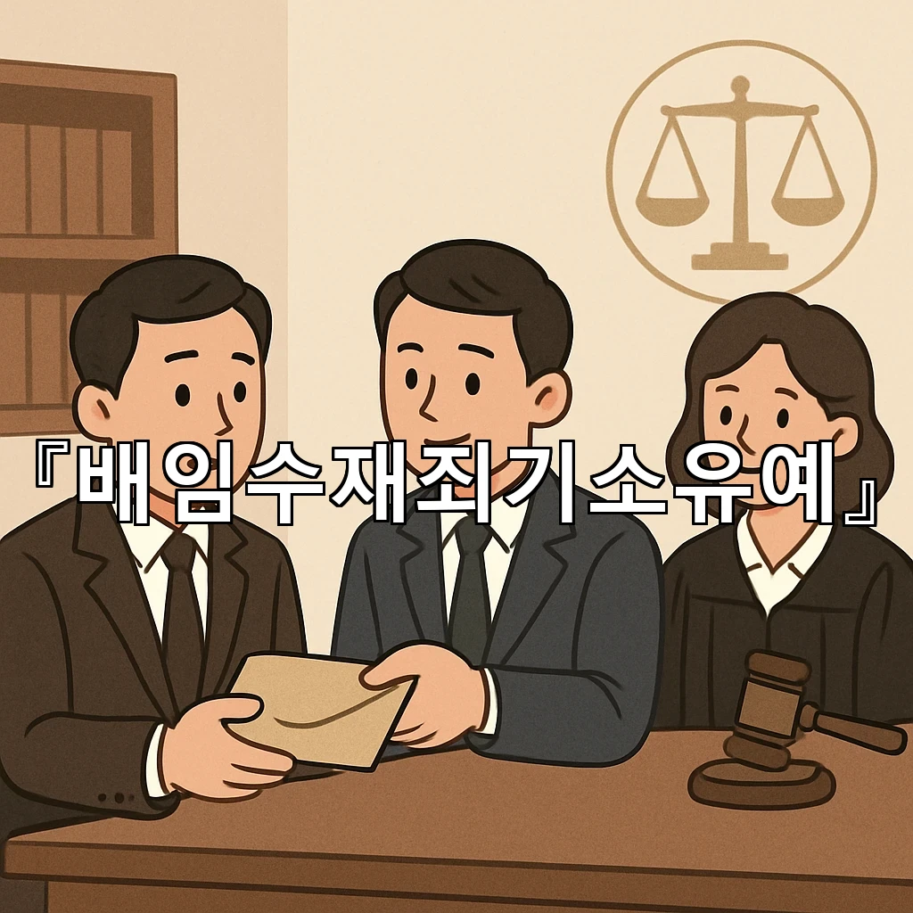 배임수재죄기소유예 사건의 흐름을 바꾸는 초기 대응의 핵심