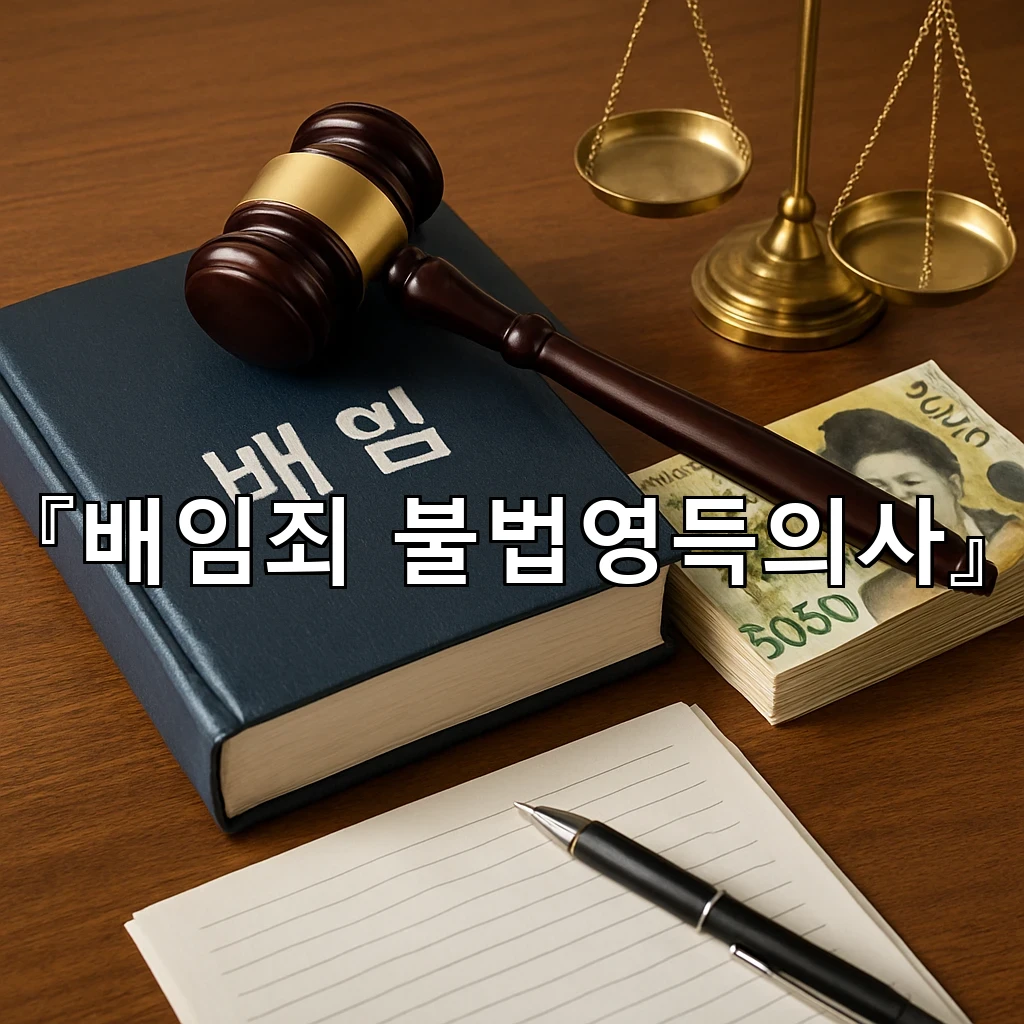 배임죄불법영득의사와 권한 남용 사이의 경계가 흔들릴 때