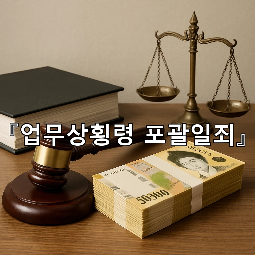업무상횡령포괄일죄 증거 흐름을 따라가며 쟁점을 읽는 방법