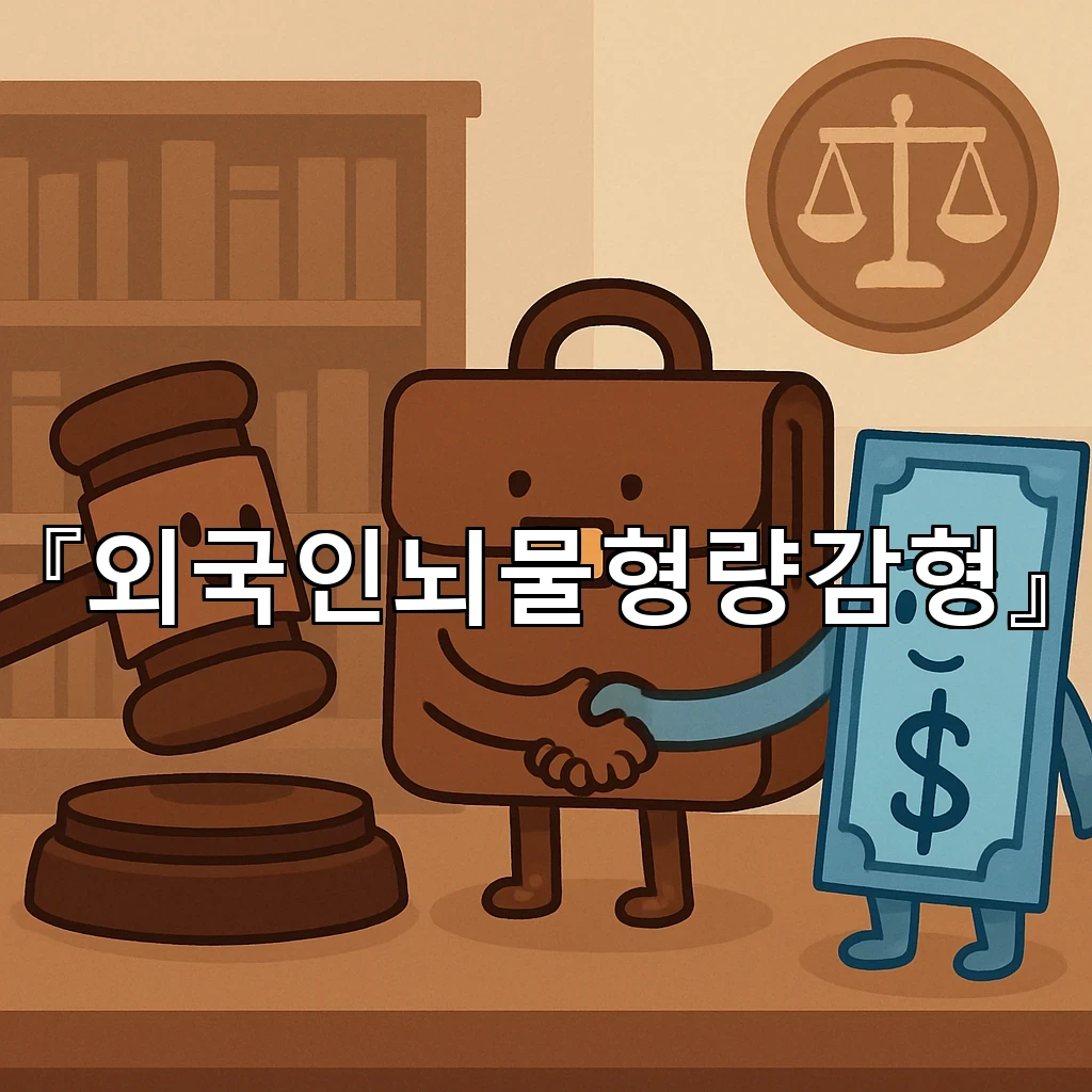 외국인뇌물형량감형 혐의가 불거졌을 때 먼저 살필 요소들