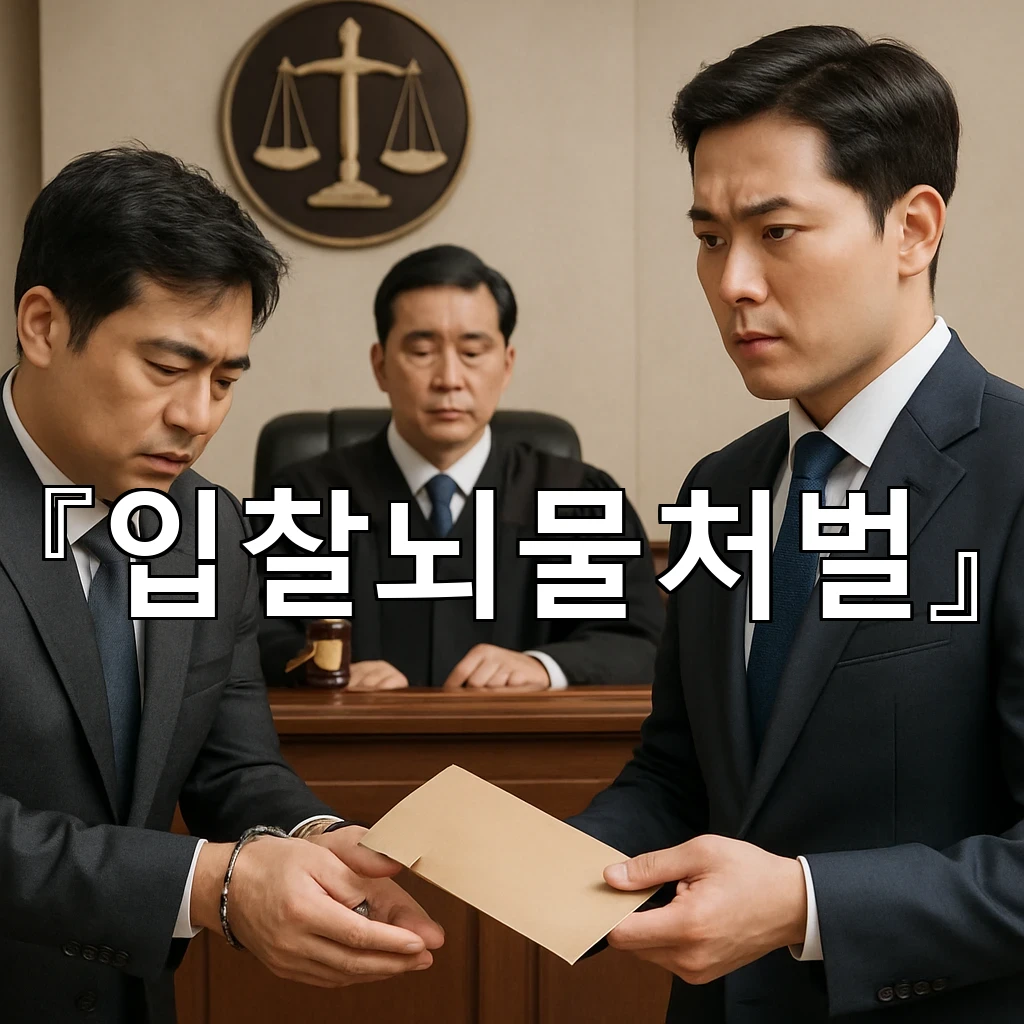입찰뇌물처벌 현장 진술과 자료가 갈라질 때의 대응 흐름