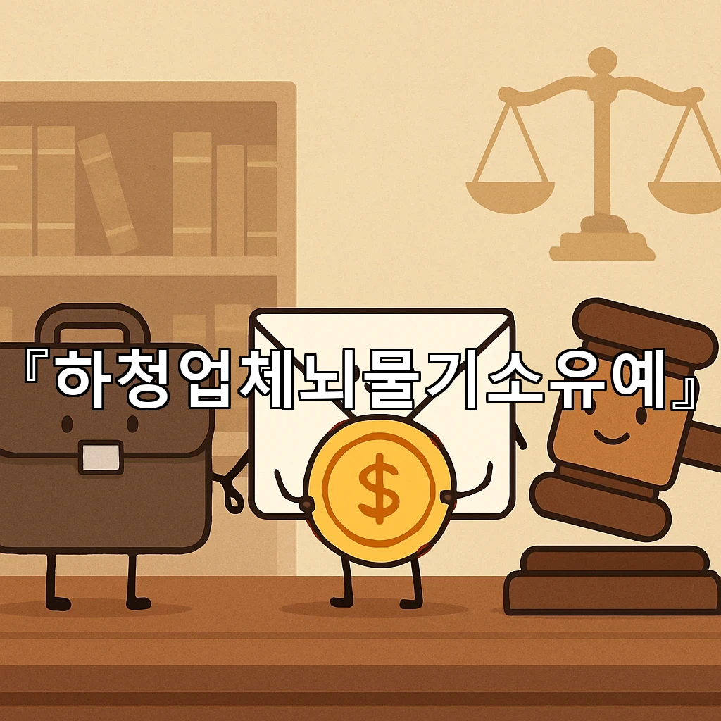 하청업체뇌물기소유예 현장에서 진술이 갈린 순간을 살피는 방법