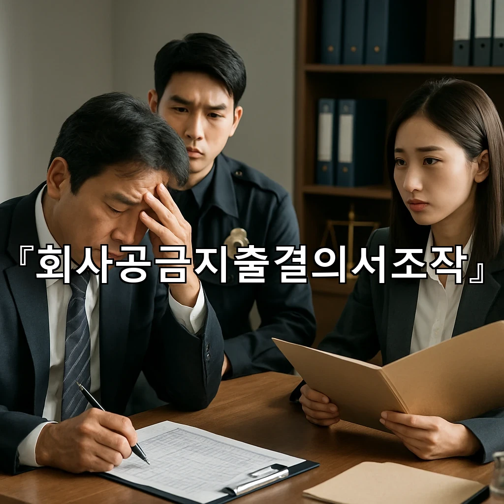 회사공금지출결의서조작 내부 흐름을 살피는 현명한 점검 방법