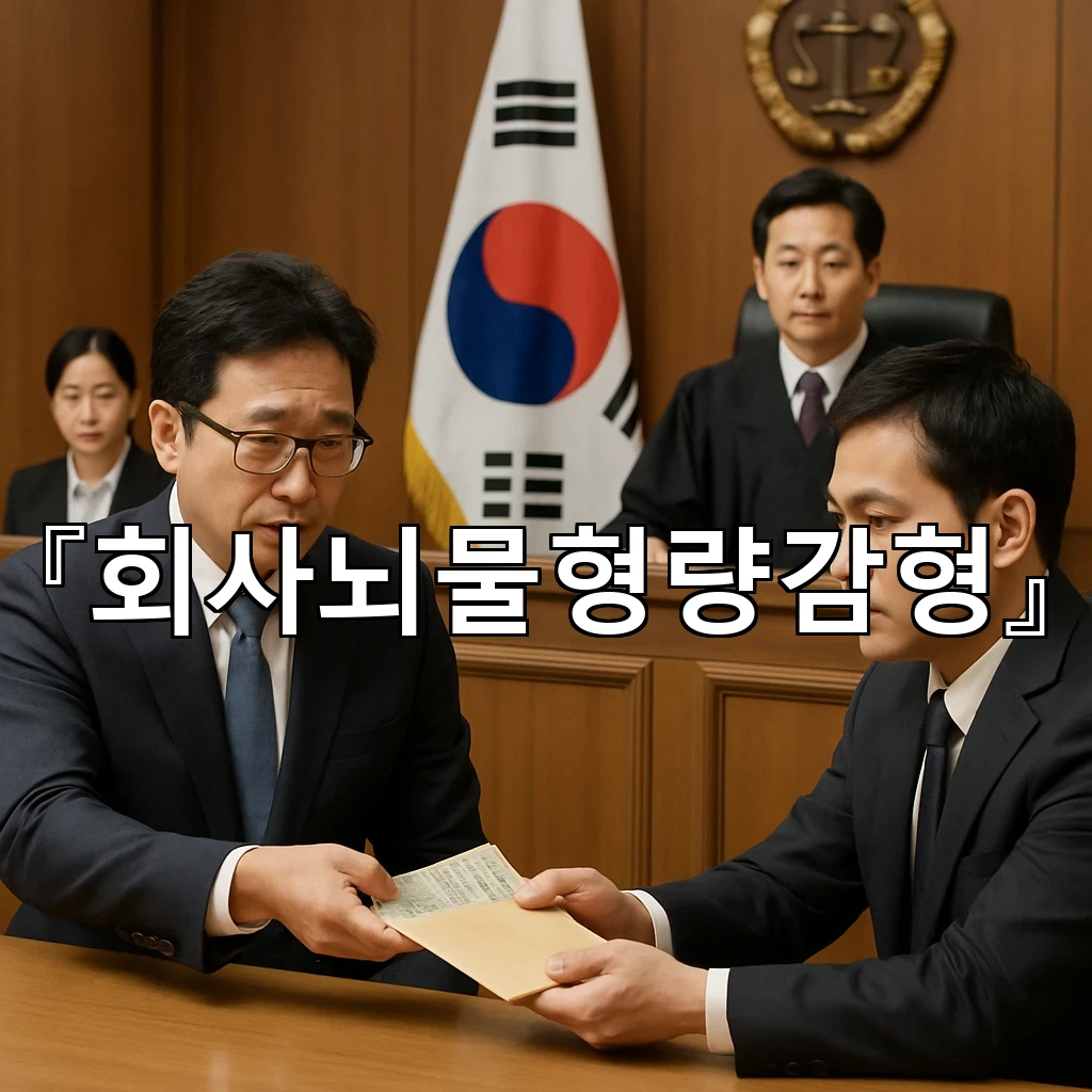 회사뇌물형량감형 절차에서 압수 자료 해석이 달라지는 순간들