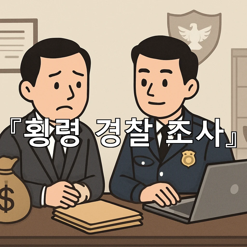 횡령경찰조사 이후 이어질 절차를 미리 읽는 관찰의 시선