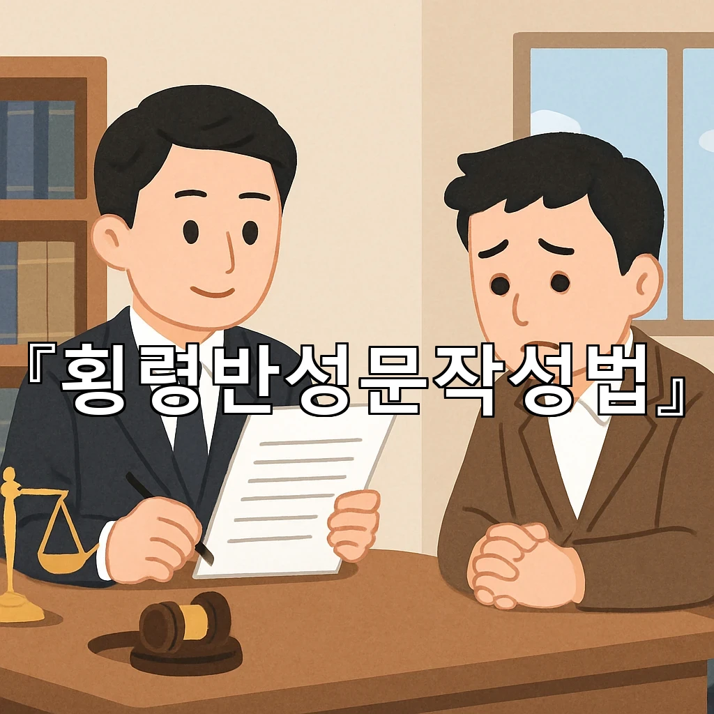 legal image 횡령반성문작성법 9490