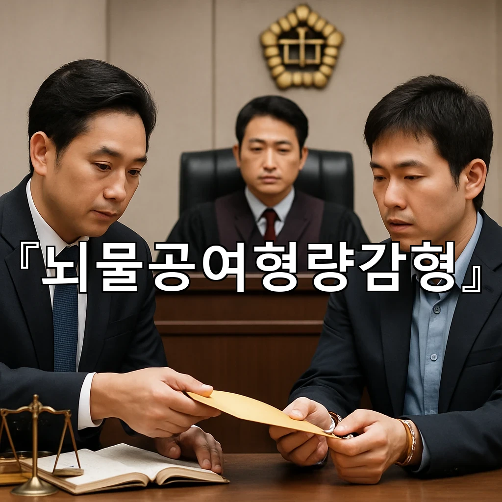 뇌물공여형량감형 진술 태도에 따라 달라지는 판단의 무게