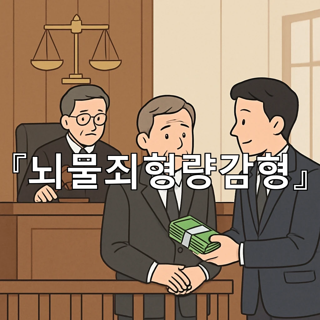 뇌물죄형량감형 수사 흐름 속에서 감경 가능성을 살피는 기준