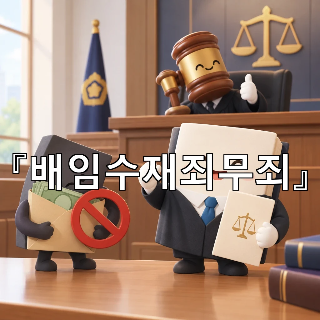 배임수재죄무죄 혐의 인식과 금품 수수 경위가 핵심입니다