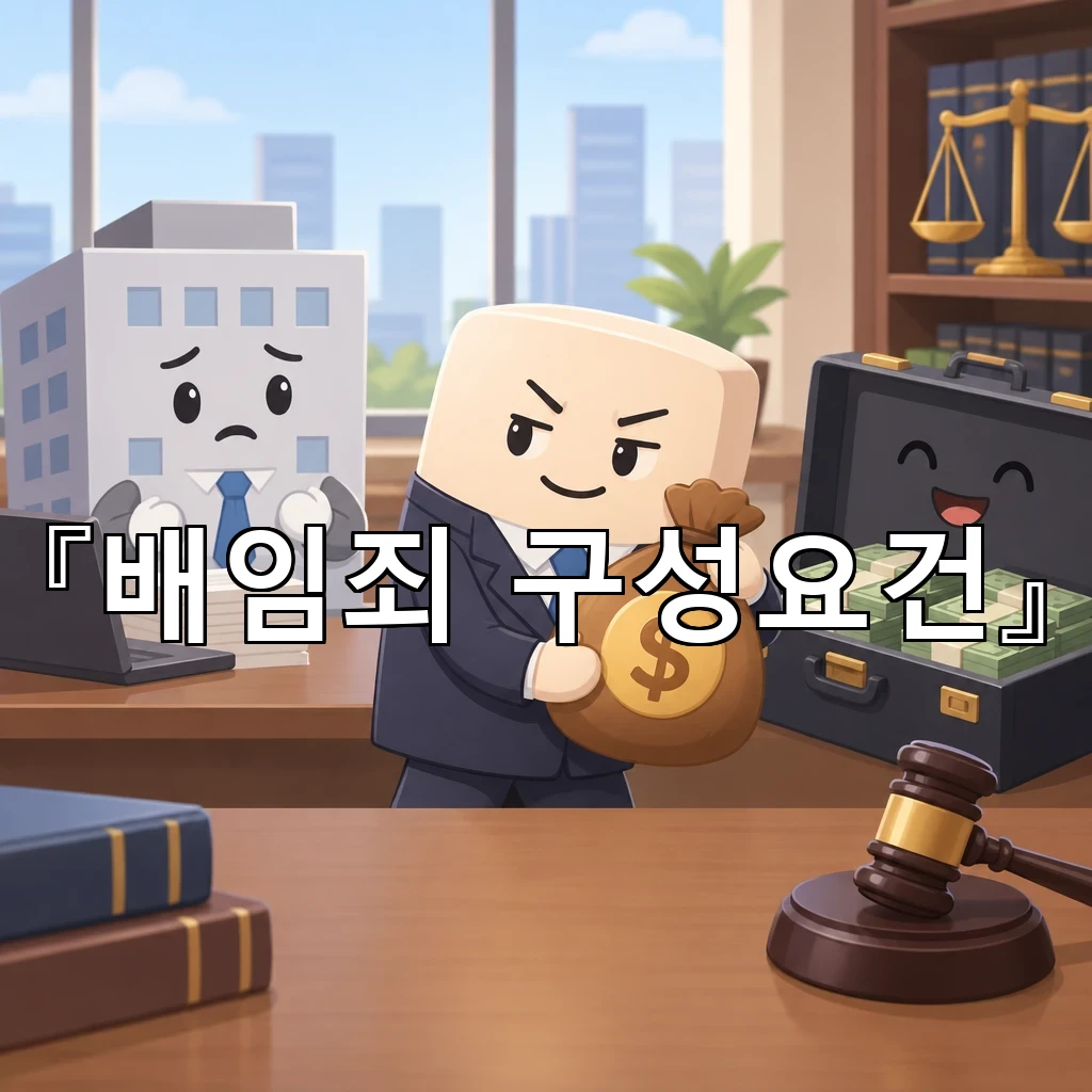 배임죄구성요건 핵심 흐름을 쉽게 짚어보는 실무 기준 정리