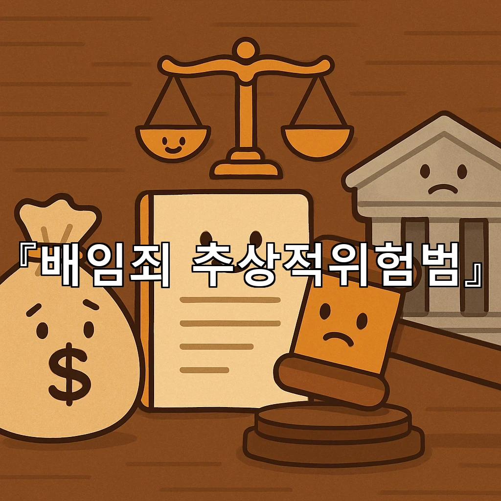 배임죄추상적위험범 성격을 설명하는 방식과 법적 판단의 연결고리
