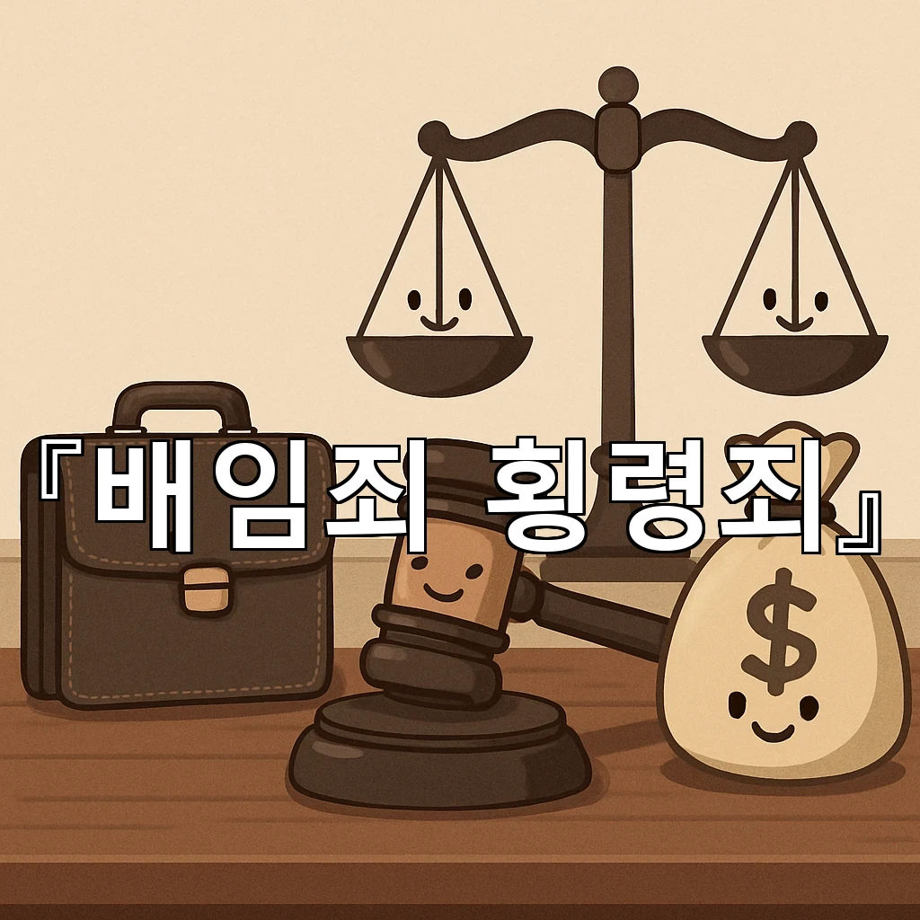 배임죄횡령죄 사건의 흐름을 이해하는 첫걸음과 핵심 판단 기준