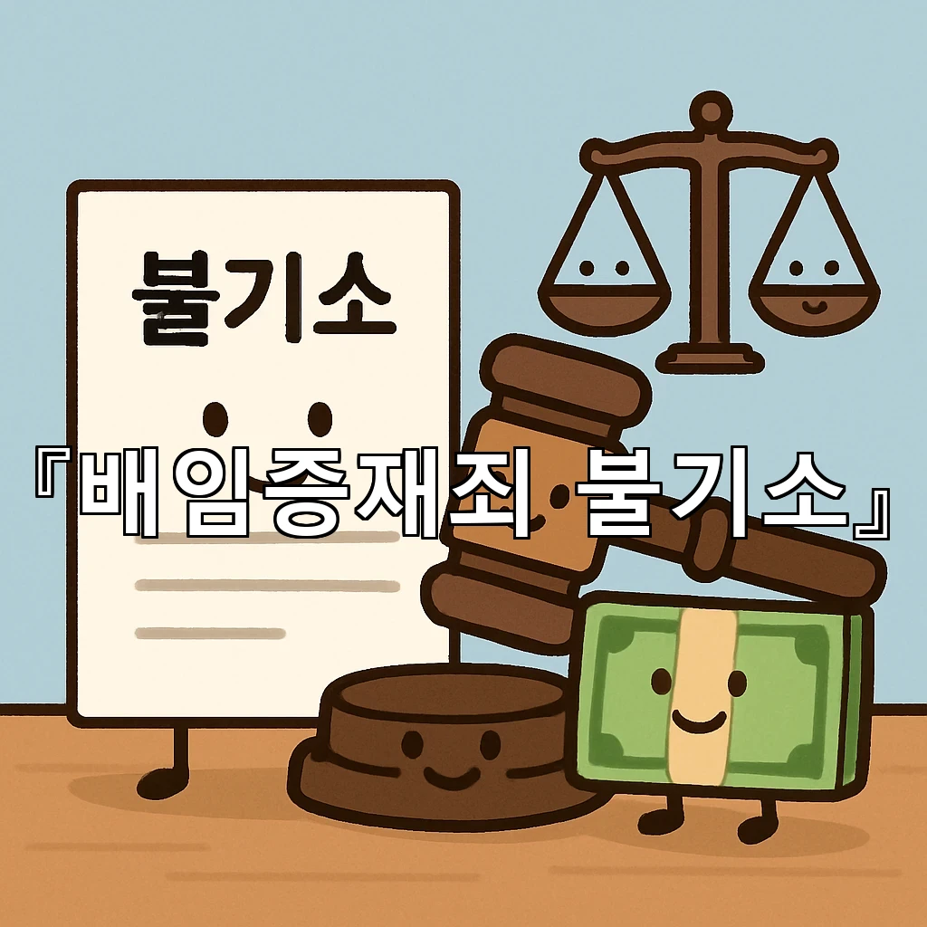 배임증재죄불기소 수사기록이 말하는 판단 기준과 대응 흐름 정리