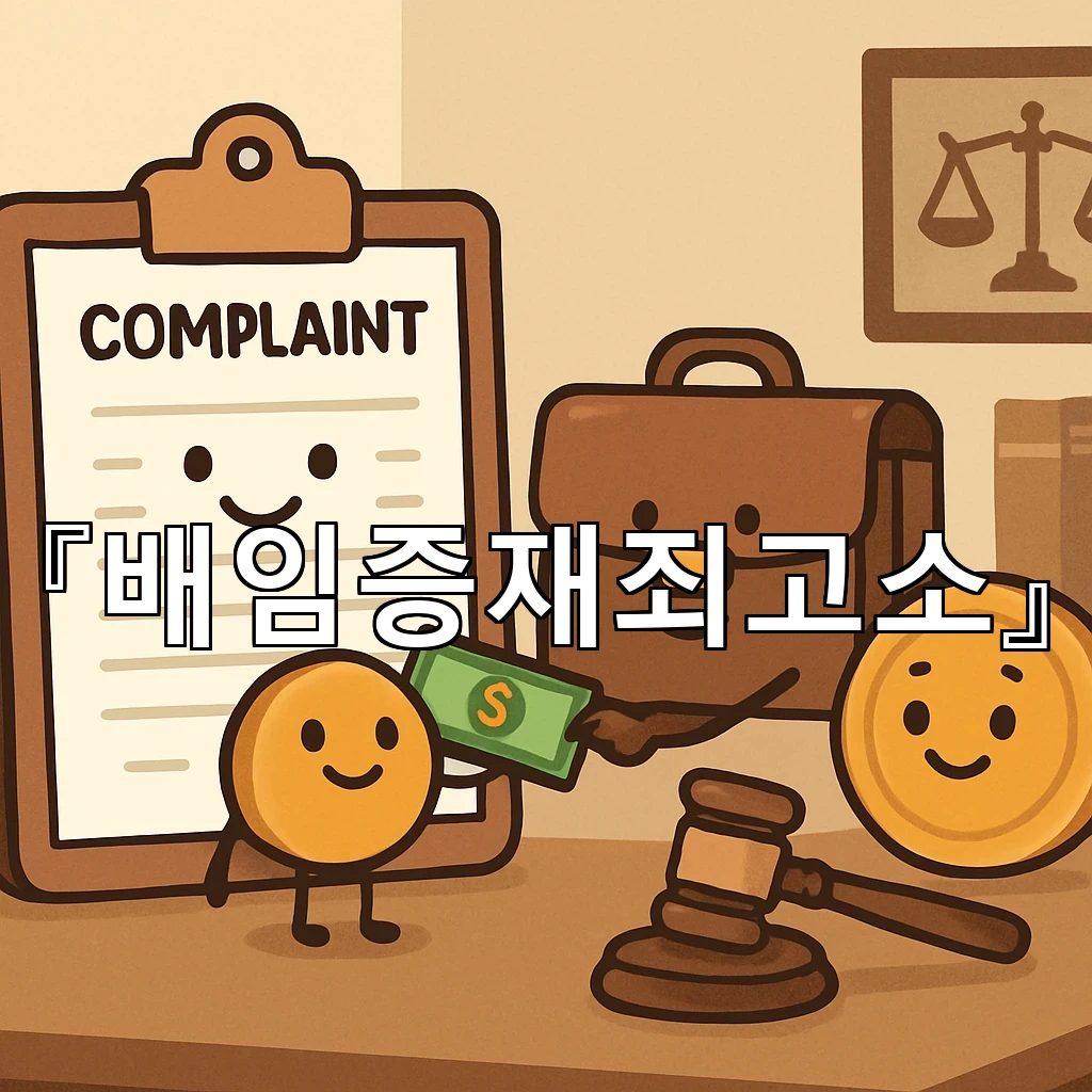 배임증재죄고소 사안에서 먼저 점검할 핵심 쟁점과 대응 순서