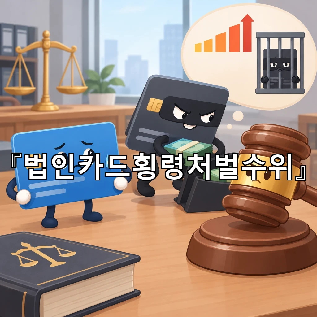 법인카드횡령처벌수위 오해를 부르는 지출 형태와 사실관계 구분법