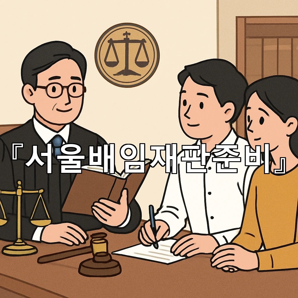 서울배임재판준비 첫 단계에서 확인할 쟁점과 자료 정리의 흐름