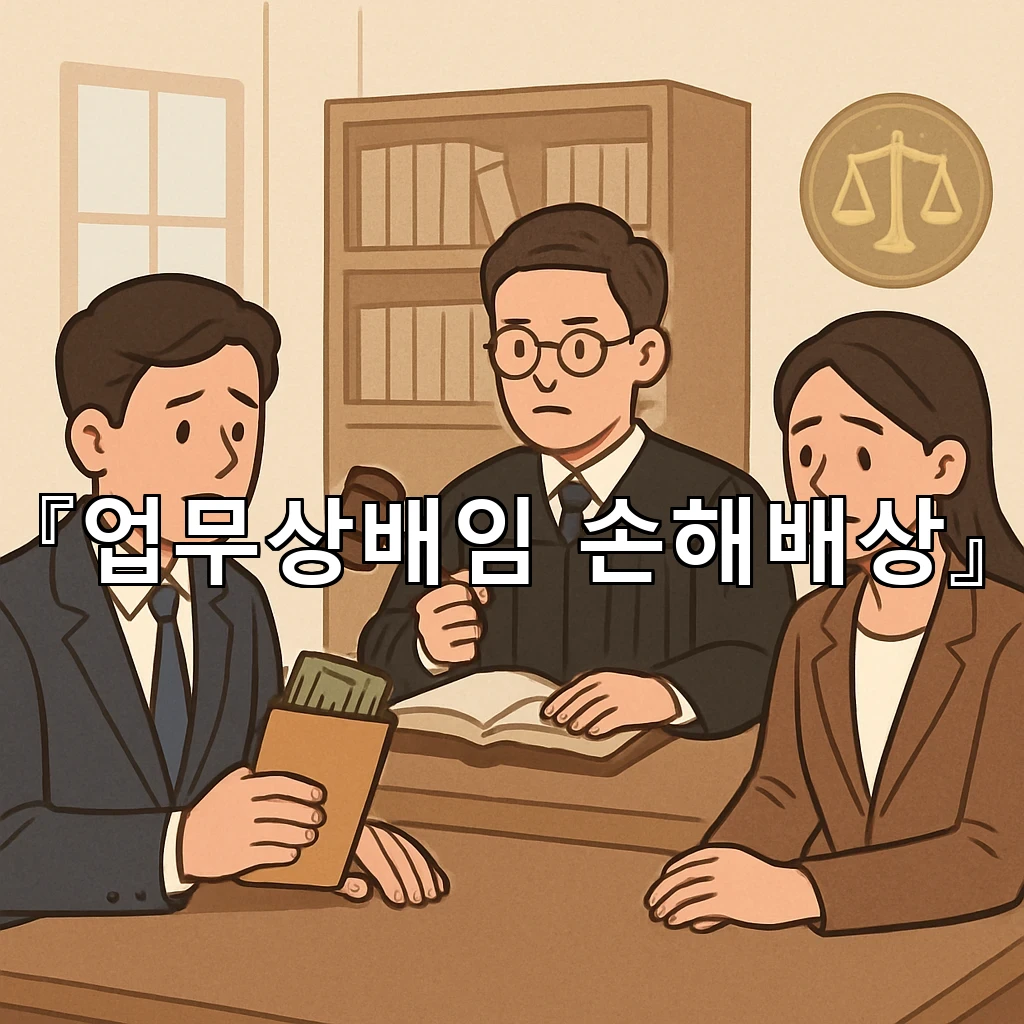 업무상배임손해배상 쟁점이 드러나는 순간 필요한 대응의 흐름