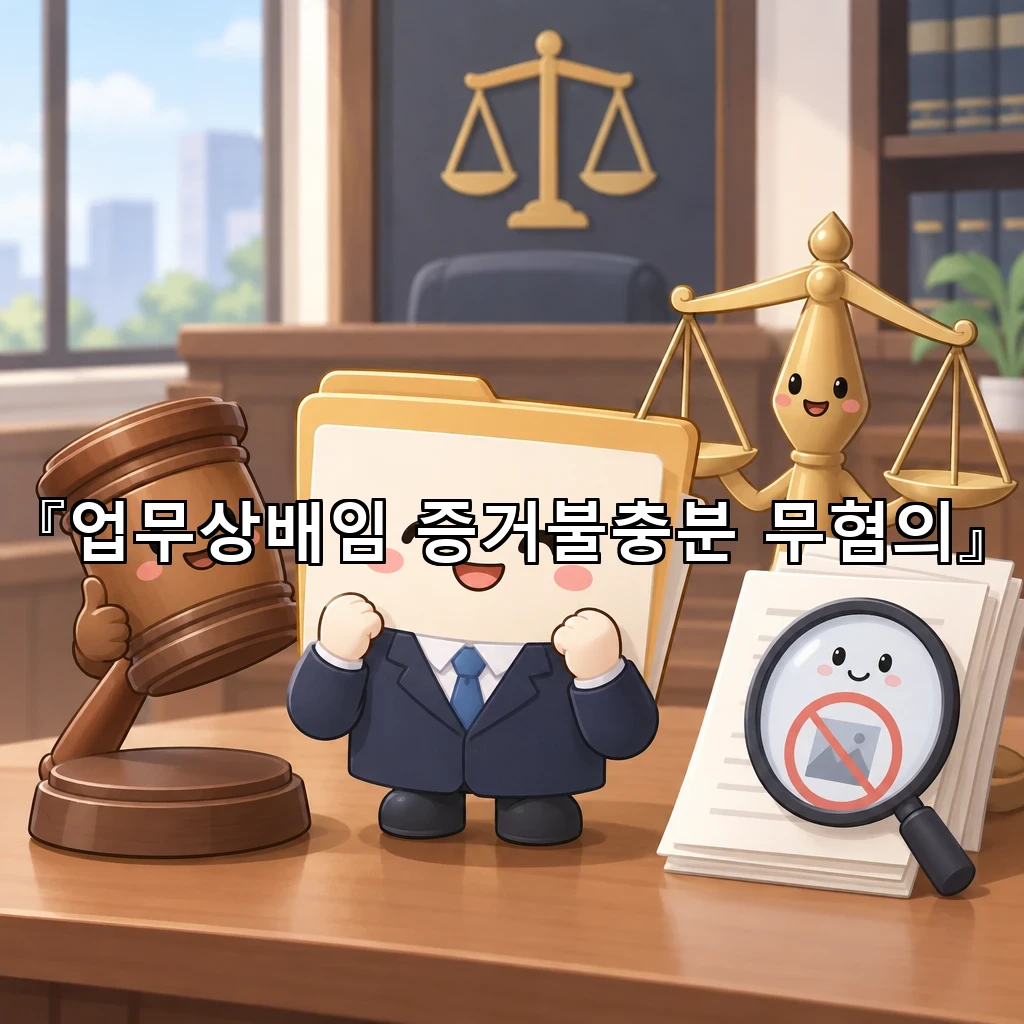 legal image 업무상배임 증거불충분 무혐의 11813