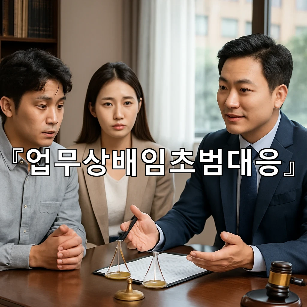 업무상배임초범대응 사건 초기 흐름을 읽는 섬세한 시선과 정리