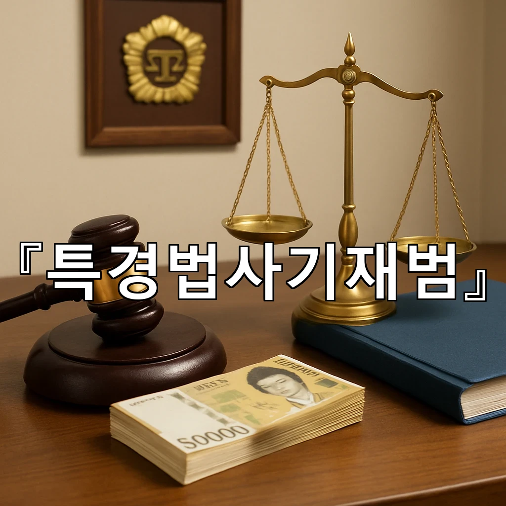 특경법사기재범 혐의가 불거질 때 먼저 살펴야 할 핵심 요소들