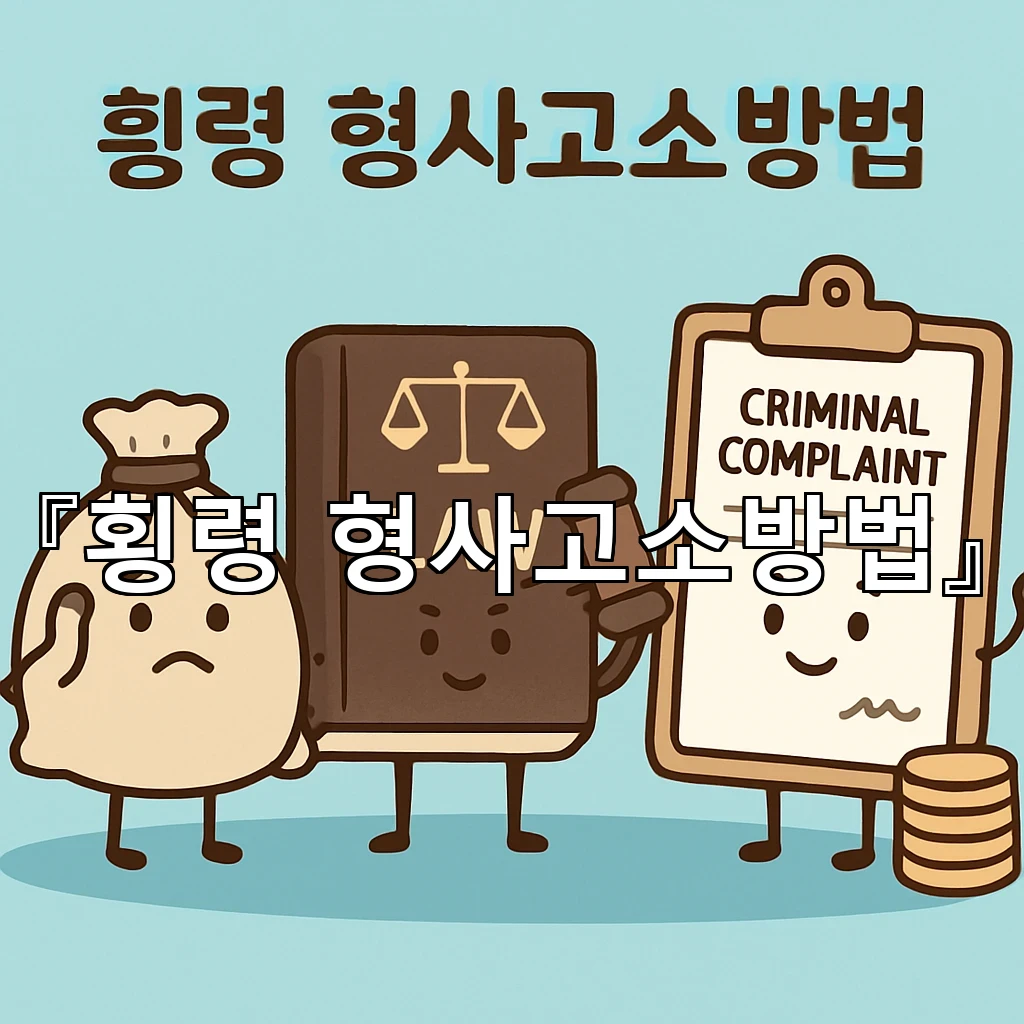 횡령형사고소방법 사실관계를 먼저 정리해 고소장으로 옮기는 흐름