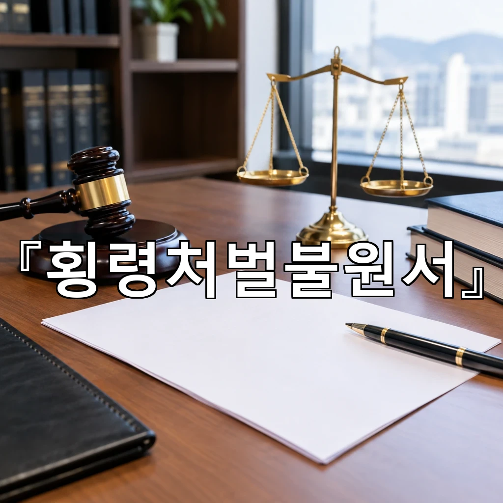 legal image 횡령처벌불원서 11924